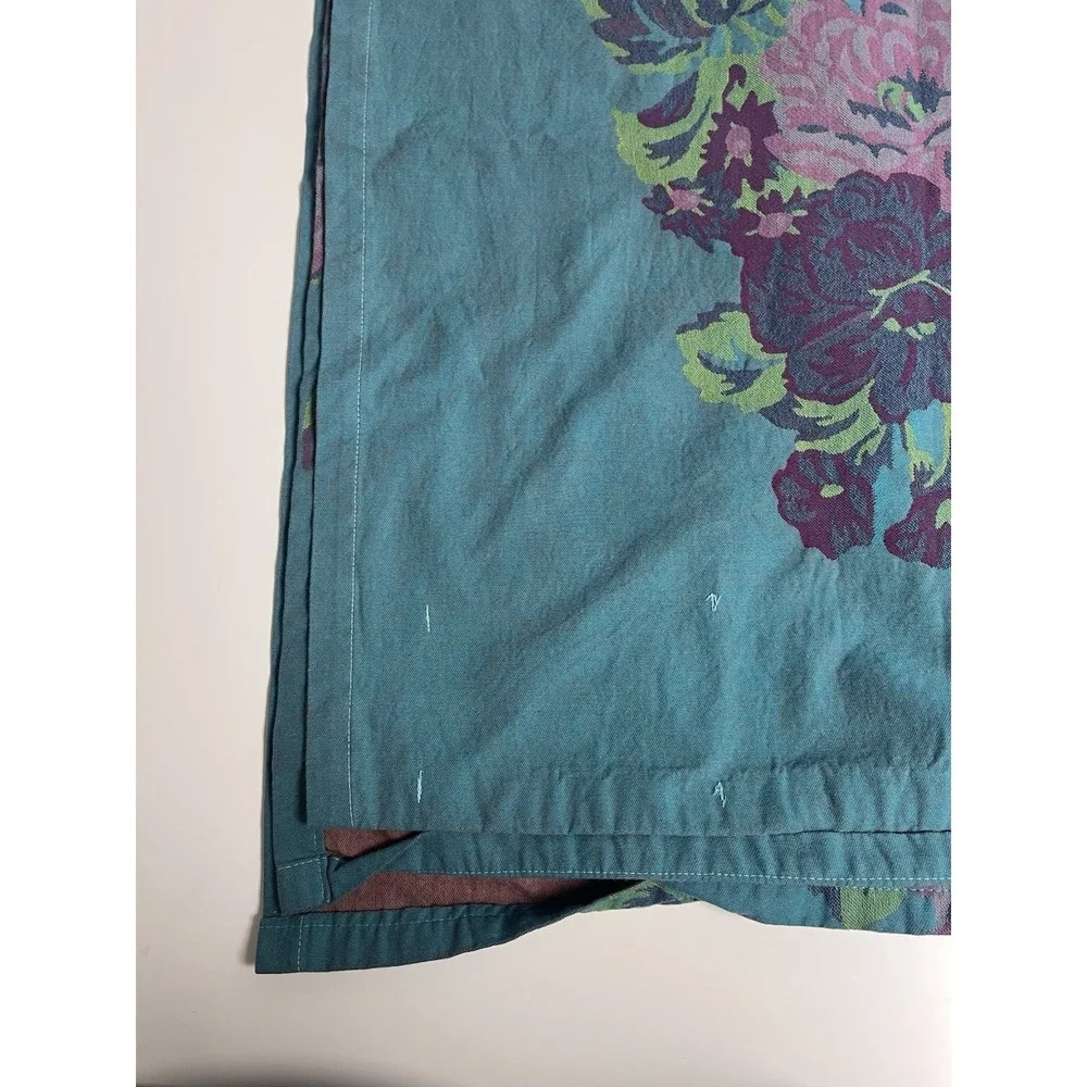 ANTHROPOLOGIE Tablecloth Floral 53x54